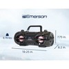 Emerson EPB-3005 Retro Portable CD Boombox, Black - 2 of 4