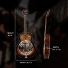 40 Inch Metal Slider Resonators Echo Guitar, Acoustic Guitar For Beginner, Party Guitar Instrument With Spruce Plywood Panel, Rosewood Fingerboard - 2 of 4