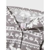 PATPAT Christmas Family Matching Letters Embroidered Long-sleeve Hooded Fleece Pajamas Sets with Christmas Socks White - 3 of 4