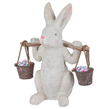 Design Toscano Ezekiel Rabbit, the Yokes on Him Easter Bunny Statue