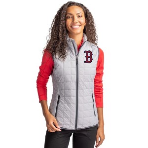 Boston Red Sox Cutter & Buck Rainier PrimaLoft® Womens Eco Insulated Full Zip Puffer Vest - 1 of 1
