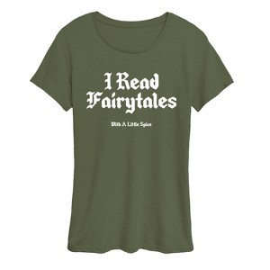 Women's - Instant Message - Read Spice Fairytales Short Sleeve Graphic T-Shirt - 1 of 4