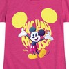 Girls' - Disney - Mickey Logo Fitted Short Sleeve Graphic T-Shirt - 2 of 4