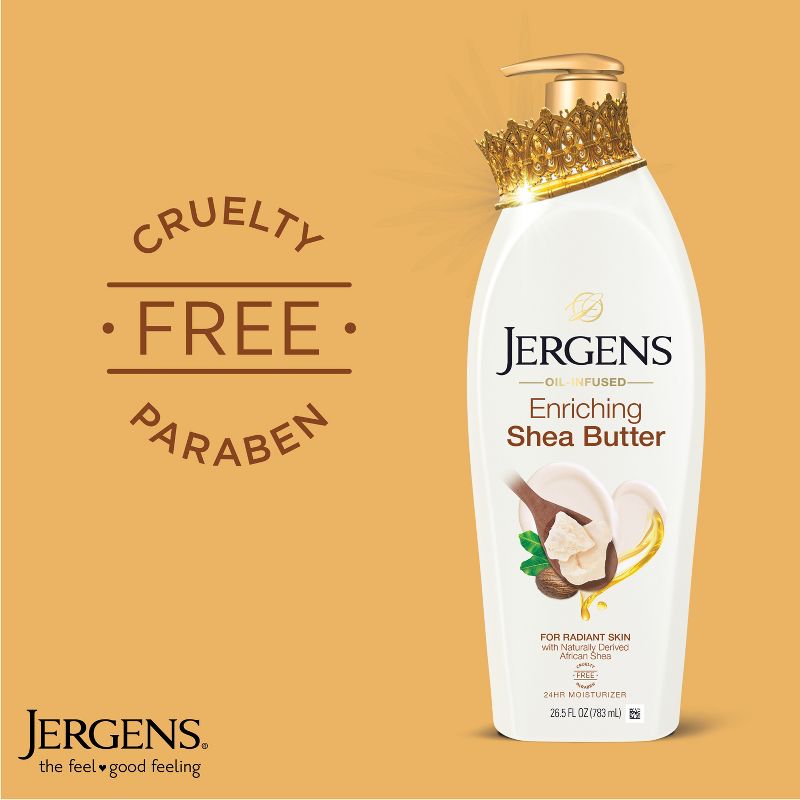 Jergens Enriching Shea Butter Hand and Body Lotion for Dry Skin, 5 of 13