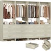 Aheaplus 24'' Freestanding Closet Organizer System with Hanging Rods and Drawers - 2 of 4