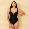 Women's High Leg Balconette Underwire One Piece Swimsuit - Shade & Shore™ - 4 of 4