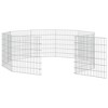 vidaXL Free Range Animal Enclosure 10-Panel 21.3 In.x23.6 In. Galvanized Iron - 3 of 4