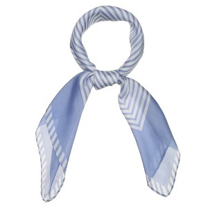 INSPIRE CHIC Women's Stripe Print Square Neckerchief Headband 27.56*27.56 inches(L*W) - 1 of 4