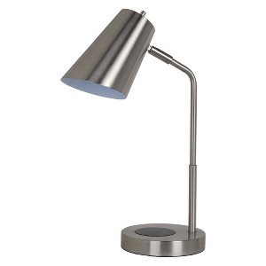 LED Qi-Certified Charging Table Lamp Nickel (Lamp Only) - Project 62