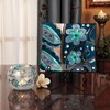 Pavilion Gift Company - Simply Blue - 10" Square Fused Glass Plate - Decorative Trays and Platters - 2 of 3