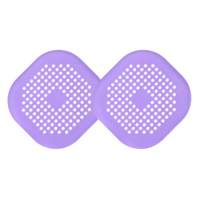 Unique Bargains Square Anti-Slip Bathroom with Suction Cups Drain Protector