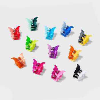 Girls' 12pk Mini Butterfly Claw Clips - art class™