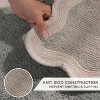 Folkulture Bathroom Rug | (20 X 32) Green Scallop Bath Mats for Bathroom Décor | 100% Cotton Blue Bath Rug | Bathroom Mat for Shower Accessories - 3 of 4