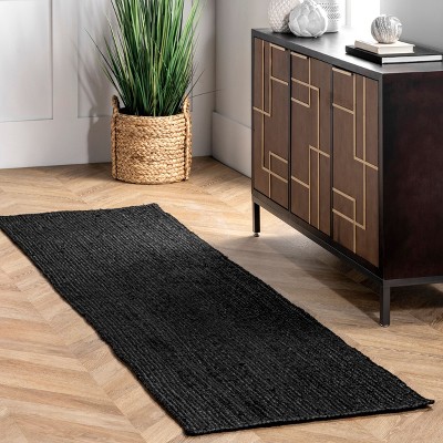 Nuloom Hand Woven Farmhouse Jute Indoor Area Rug
