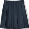 Lands' End School Uniform Kids Solid Box Pleat Skirt Below the Knee - image 2 of 3