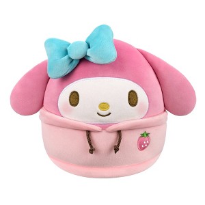 Hello Kitty 8" Squishmallows Dabodabo Hoodie My Melody Mass Little Plush - 1 of 4