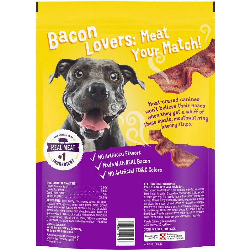 Purina Beggin' Strips Dog Training Treats with Bacon Chewy Dog Treats, 3 of 10