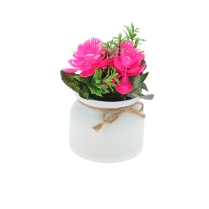 Unique Bargains Artificial Plants 4-Piece Large Lotus Plastic 3.54"x3.54"x6.69" 1 Pcs - 1 of 4