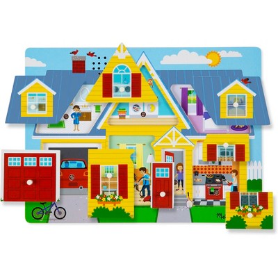 Melissa & Doug Around the House Sound Puzzle Set - 8pc