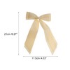 Unique Bargains Fashion Double Ribbon Hair Clips Hairdo Clip 2 Pcs - 4 of 4