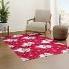 Heather Dutton Tis The Season Retro Santa RedRug - Deny Designs - 2 of 3