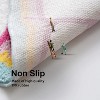Pink and white rugs, super soft thick fluffy living room rugs, bedroom plush indoor rugs, fluffy faux fur rugs - 2 of 4