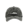 Anna-Kaci Shark Embroidered Baseball Cap Vintage Adjustable Casual Sport Hat - 3 of 4
