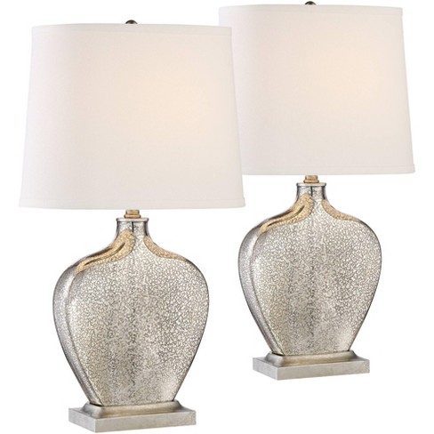 Waylon mercury deals glass table lamp