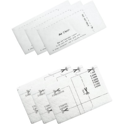 Nispira AirClean and Motor Protection Filters Replacement Compatible with Miele Classic Vacuum Compact C1 C2 C3, S700 S2 S4 S6 S5 S8 Series, 3 Sets