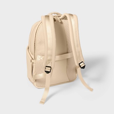 14L Faux Neoprene Backpack - All In Motion™ Cream: Water Repellent, Fits 16 Laptop ‼️a little stains‼️