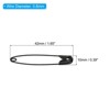Unique Bargains Metal DIY Blankets Crafts Brooch Making Home Sewing Nickle Plated Safety Pins 100 Pcs - 2 of 4