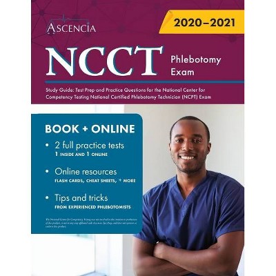 NCCT Phlebotomy Exam Study Guide - by  Ascencia Phlebotomy Exam Prep Team (Paperback)