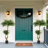 NicBex 1PC Faux Tree, Double Rod 18-leaf Artificial Plant Indoor Fake Plants for Courtyard Entryway, Garden Decor - 3 of 4