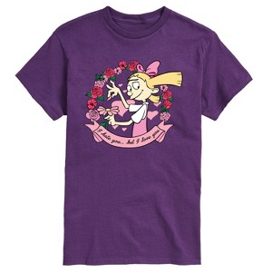 Men's - Hey Arnold! - Valentine's I Love You Short Sleeve Graphic T-Shirt - 1 of 3