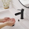 BWE Waterfall Single Handle Single Hole Bathroom Faucet Bathroom Drip-Free Vanity RV Sink Faucet - image 4 of 4