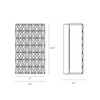 LNC Brusmogan 6.4-in 1-Lights Luxury and Glam Flush Mount Integrated LED Wall  Lights,Polished Gold with Crystal - 3 of 4