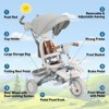 7 in 1 Folding Toddler Bike with Removable Adjustable Push Handle - 2 of 4