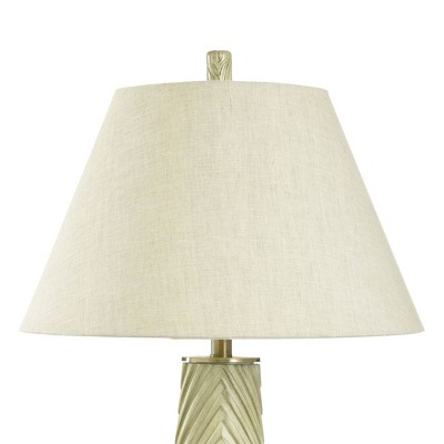 Morgana Modern Gray Table Lamp with Linen Shade