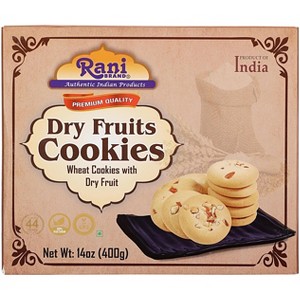 Dry Fruits Cookies - 14oz (400g) - Rani Brand Authentic Indian Products - 1 of 4