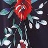 black red print