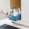 Plastic Storage Basket, 6-Pack, Medium, Shelf Basket Storage Organizer for Pantry, Cabinet, Bedroom, Closet, Laundry Room, Eco-Friendly, Navy - 2 of 2