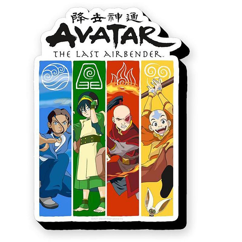 NMR Distribution Avatar The Last Airbender Elements Funky Chunky Magnet, 1 of 2