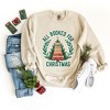 Simply Sage Market Women's Graphic Sweatshirt All Booked Christmas Tree - 3 of 4