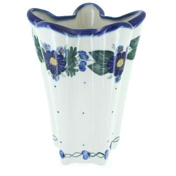Blue Rose Polish Pottery 30-4 WR Unikat Large Vase