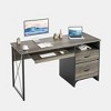 Bestier Computer Desk with Keyboard Tray & Drawers - 2 of 4