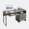 Bestier Computer Desk with Keyboard Tray & Drawers - image 2 of 4