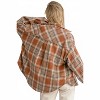 Women's Plaid Button Down Overshirt - umgee - 2 of 4