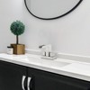 Cobbe Bathroom Faucet 4-Inch Double Handle with Pop-Up Drain and Supply Hoses Centerset Vanity Sink Faucets Brushed Nickel - 2 of 4