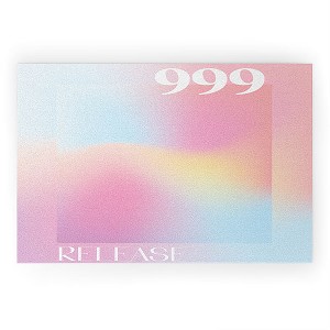 April Lane Art Gradient Angel Number 999 Welcome Mat - Deny Designs - 1 of 3