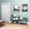 Tangkula Metal Plant Stand 3-Tier Potted Holder Ladder-Shapped Storage Rack Shelf Shoe Rack for Outdoor Indoor Use - 3 of 4